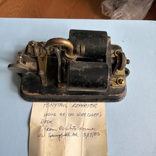Antique Western Union Pony Relay Telegraph Wire Chief Desk Morse Code Sounder picture