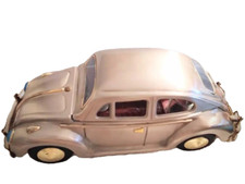 Vintage MCM 1960's VW Beetle Musical Bar Caddy Decanter + Glasses Scotch Whiskey picture