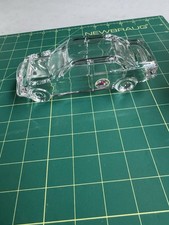 HOFBAUER GLASS LEAD CRYSTAL CAR PAPERWEIGHT picture