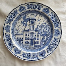 Yale University Rare Wedgwood 1931 Commemorative Plate, Sheffield Hall 1859-1931 picture