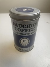 vintage Fauchon ground coffee tin picture