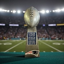 New England Patriots Football Championship Lombardi Trophy picture