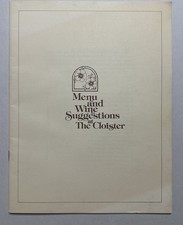 Vintage The Cloister Sea Island Menu Wine Suggestions Booklet Georgia Resort 79 picture