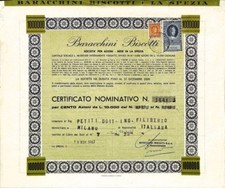LA SPEZIA * BISCUIT BARRACKS * RENOWNED FACTORY AUTOGRAPH SIGNATURES picture