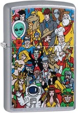 Zippo Where’s Windy, Waldo Search, Street Chrome NEW RARE picture