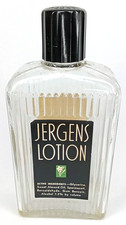 Vintage 1960s Advertising Glass Bottle With Paper Label Jergens Cincinnati Ohio picture