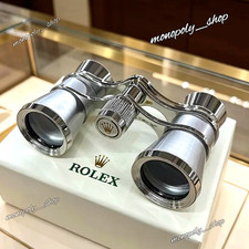 Rolex VIP Opera Binoculars Silver Display Luxury Collectible Rare Gift picture