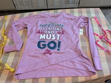 Walt Disney World Marathon 2019 Rundisney Is Calling Large Purple Pullover NWT picture
