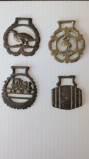 Horse Brass Medallion Antique Show Parade Harness SET 4 1 PRICE FROM ENGLAND picture