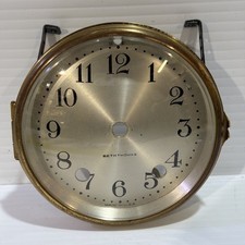 Vintage Seth Thomas Mantle Clock Face Dial w/Bezel & Glass dimensions in listing picture