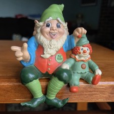 Vintage Enesco Elf w/Clown shelf sitter Toy Tester Figure for Christmas  picture