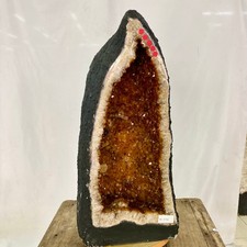 82.6LB Natural citrine geode quartz cluster crystal Cathedrals specimen Healing picture