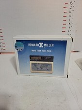 Howard Miller World Touch Time Alarm Desk Clock picture