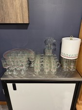 Vintage 1987 Arby’s Holly Berry Christmas Glassware Collection picture