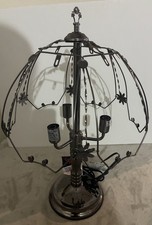 Vintage OK Lighting Touch Lamp 3 Way Dark Nickel Base Only No Panels 22” NEW picture