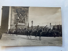 WW1 Postcard Bastille Day 1919 France Arc de Triomphe Real Photo Postcard picture