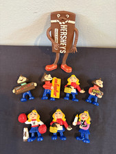 Vintage Hershey's  Kiss Head Figures & Hershey Bar Bendable Figure picture