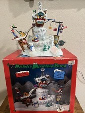 MICKEYS MOUNTAIN PATROL 1995 Disney ENESCO Vintage  MUSIC CHRISTMAS Motion RARE picture