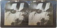 Keystone Stereoview of Iguazu Falls, Argentina from 1930’s T400 Card Set #T54 A picture