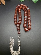 Collectible Miske ISLAMIC PRAYER ROSARY 33 Beads Misbah مسباح سبحة مسكي  picture