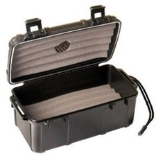 Fess F15 Black Travel Cigar Humidor Waterproof Holder Case for up to 10-15 Cigar picture