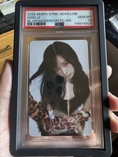 GISELLE PSA 10 2025 AESPA SYNK: AEXIS LINE IN JAPAN RARE SIGNATURE PHOTOCARD picture