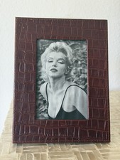 Vintage Embossed Genuine Leather Photo Frame picture