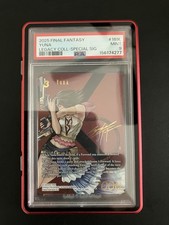 Final Fantasy Legacy Collection Yuna Card FFTCG 2025 PSA 9 Special Signature picture