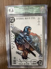 Superman: The Man of Steel #104 – CGC 9.6 Qualified (2 Signatures on Cover) picture