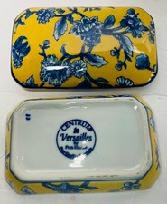 Centrum Versailles by Pam Marker Mid Cent Mod Trinket  & Lid Porcelain 6x4x2 picture