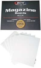 25 BCW Magazine Size Backing Boards 8.5