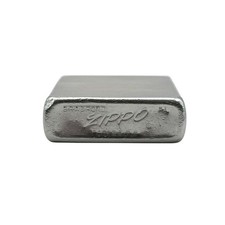 1965 Zippo Regular Brushed Chrome Windproof Pocket Lighter Plain Case Vintage picture