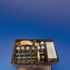 1928 Stewart-Warner Model 801 Series B 8-Tube Metal Casket TRF Radio picture