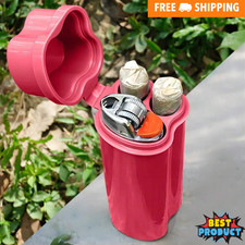 Portable Cigarette Lighter Holder Storage Case Mini Water Windproof Cigarete Box picture