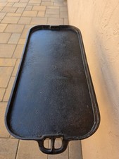 Antique Cast Iron Wagner No 9 Long Rectangle vtg Griddle Pan Seasoned & Ready picture