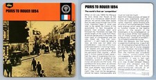 Paris To Rouen 1894 - Great Races - Edito Service #07-20 Auto Rally Card picture