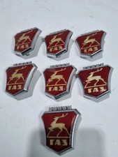 GAZ-2410 VOLGA Vintage USSR GAZ RARE Emblem Car Original 1955s. 1pc picture