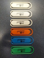 Vintage Florida Power Plastic Paper Clip Six (6) Ct 1