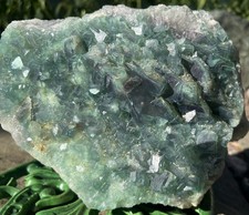 9.41Lb  Madagascar cubic fluorite crystal collectors healing + 4 free picture