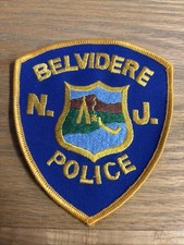 Belvidere New Jersey Police patch Historical Memoribilia picture