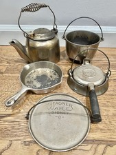 Rare Antique 1910 Cast Iron Salesman Sample Set Wagner Ware Sidney Miniature NL picture