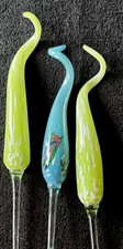 VTG Murano Art Glass Reeds Swirls 30