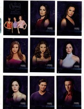 CHARMED POWER OF THREE COMPLETE 72-TRADING CARD SET 2003 INKWORKS picture