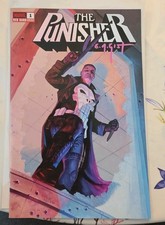 Punisher Red Band 1 EM Gist Variant SIGNED Auto w/ COA Marvel Comics 2025 NM picture