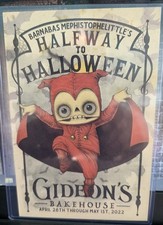 Gideons Bakehouse Barnabas Halfway To Halloween Menu April 2022 in Toploader picture