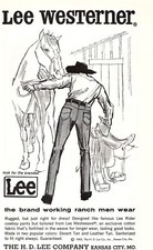 Lee Jeans Lee Westerner H D Lee Co Kansas City Missouri Vtg Magazine Print Ad picture