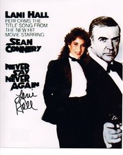 LANI HALL JAMES BOND AUTOGRAPH NEVER SAY NEVER TITLE SONG PERFORMER 10-8 COA picture