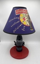 Vintage Coca Cola Coke 15” Tall 1999 Desk Lamp Bottle Pop Vintage  picture