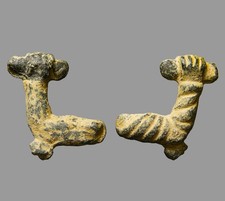 Ancient Olympics Artifact Antiquity Arm Holding Halter Hellenistic 300BC Genuine picture