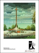 NY WORLD'S FAIR 1964-65 - SKF Pavilion - signed numbered print by architect picture